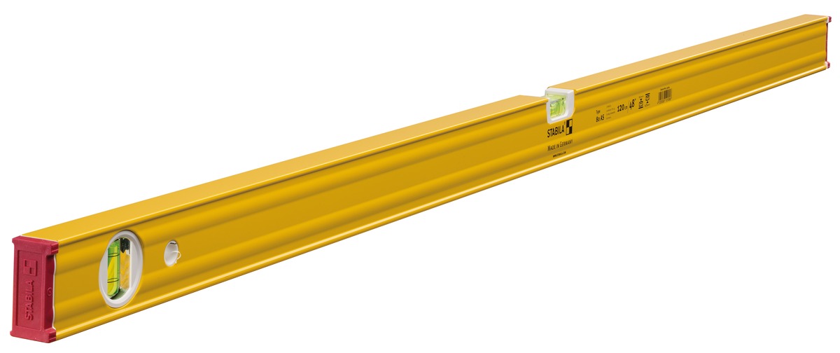 Niveau à bulle STABILA type 80 AS, 120 cm - 19169
