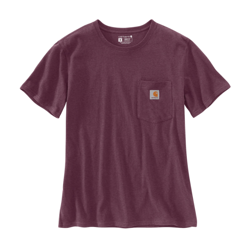 T-shirt Femme WORKW POCKET Manches Courtes Violet V27 - CARHARTT - 103067
