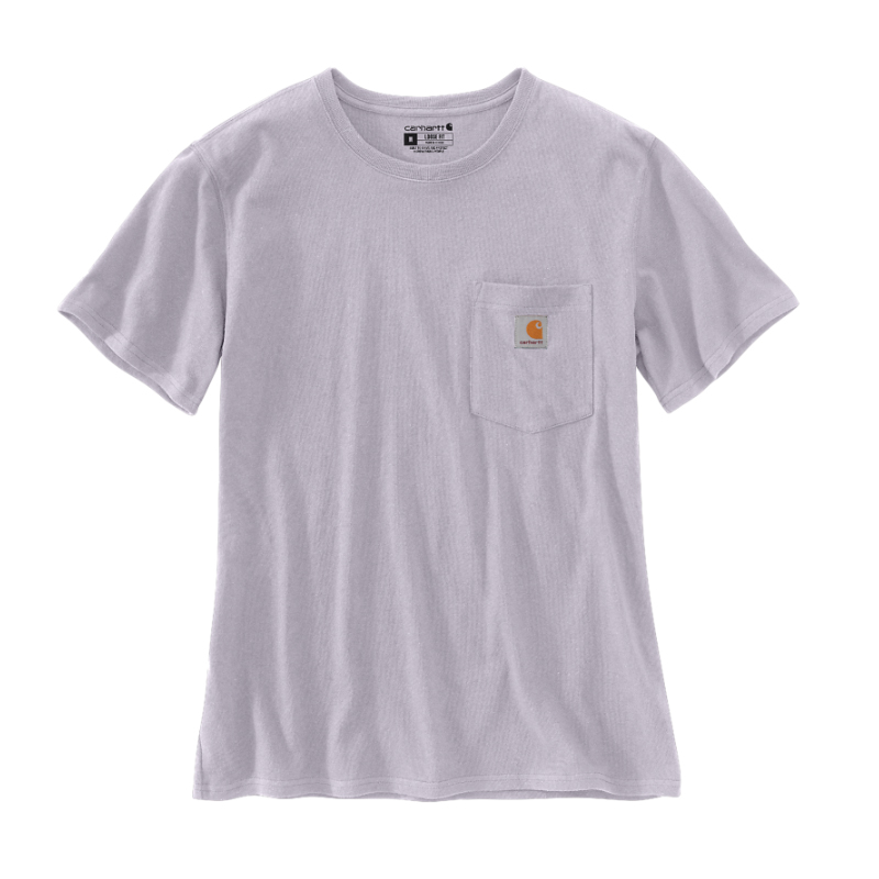 T-shirt Femme WORKW POCKET Manches Courtes Violet V62 - CARHARTT - 103067