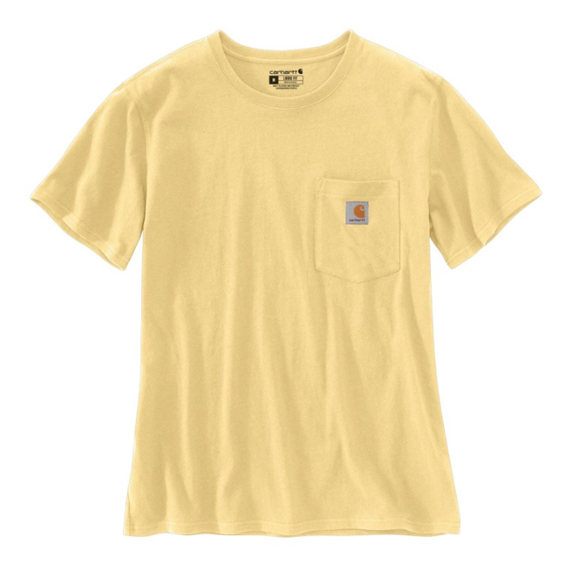 T-shirt Femme WORKW POCKET Manches Courtes Jaune Y24 - CARHARTT - 103067