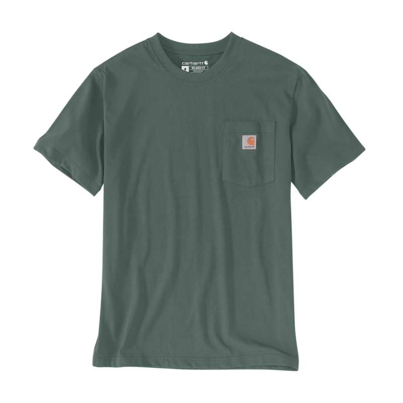 T-shirt Workw Pocket Manches Courtes Vert - GH6 - CARHARTT - 103296