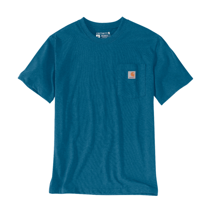 T-shirt Workw Pocket Manches Courtes Bleu HF1 - CARHARTT - 103296