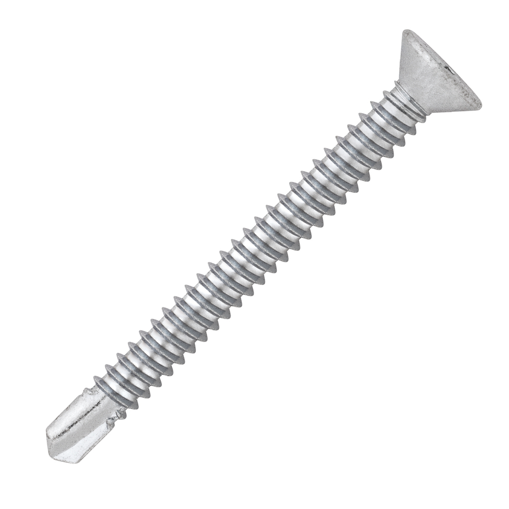 vis autop. acier zingué blanc - tête fraisée 120° - empreinte TX - Ø5.5x25mm - SCELL-IT - TFX55025