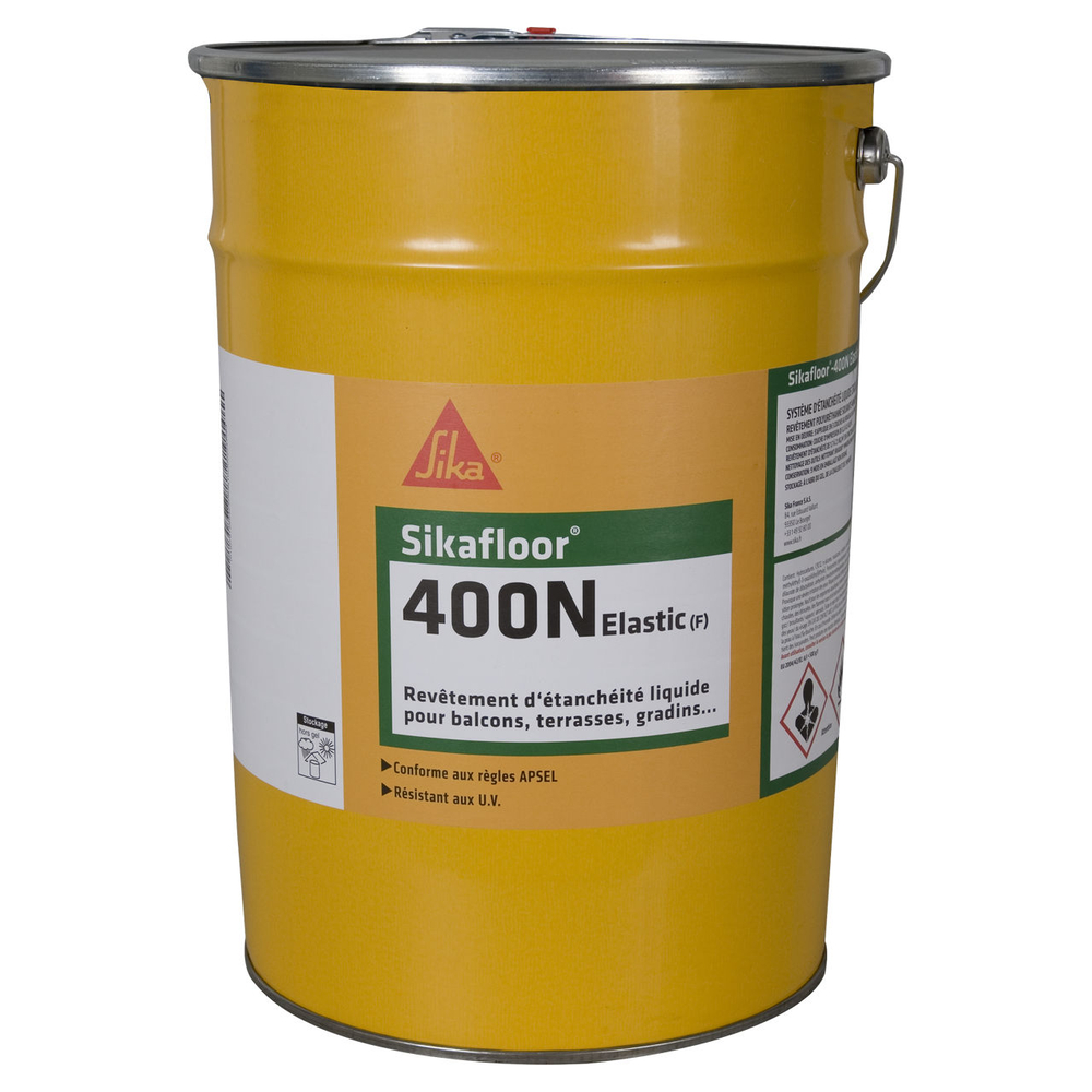 Seau de 17KG de SIKAFLOOR-400 N RAL9004 noir - SIKA - 535518RAL9004