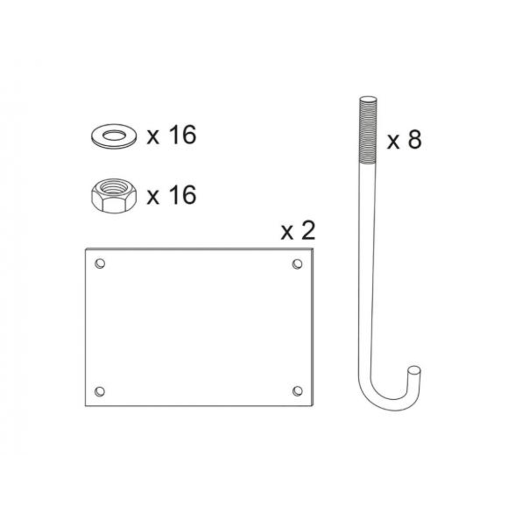 Kit de pose pour portique 202331 - PROCITY - 202612