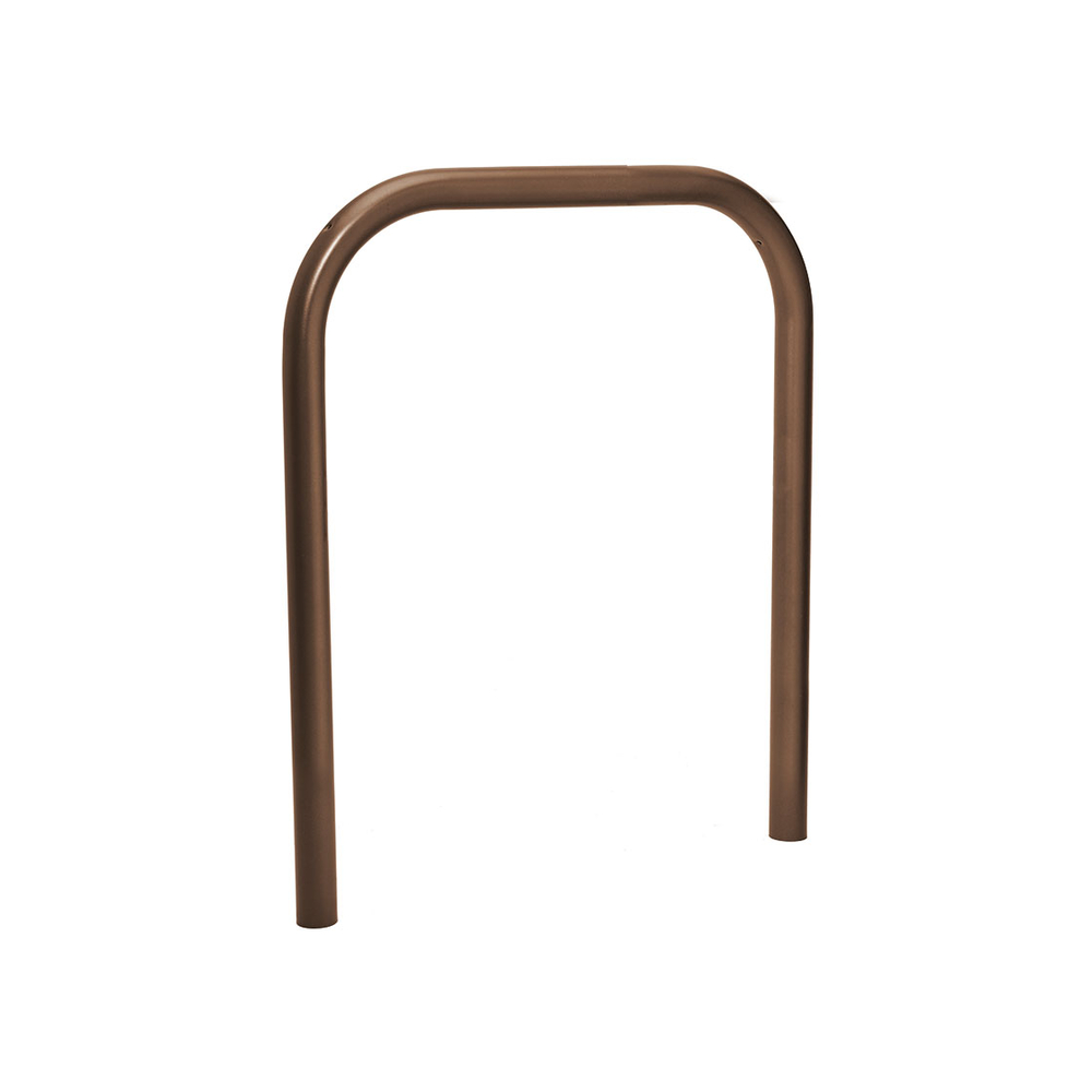Arceau simple Ø60mm RAL8017 - 1000mm - Scellement direct - Peint sur galva - PROCITY - 204056.8017