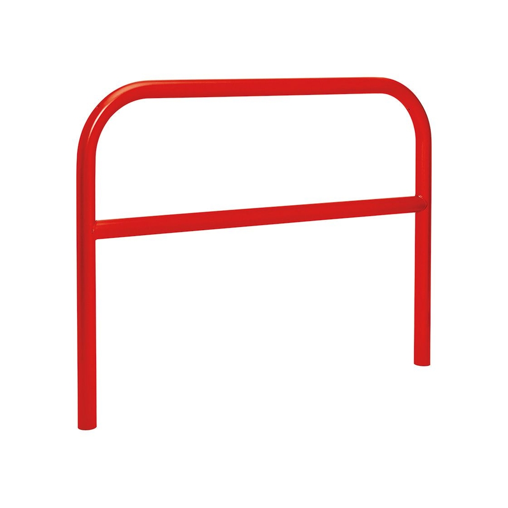 Arceau renforcé Ø60mm RAL3020 - 1500mm - Scellement direct - Peint sur zinc - PROCITY - 204237.3020
