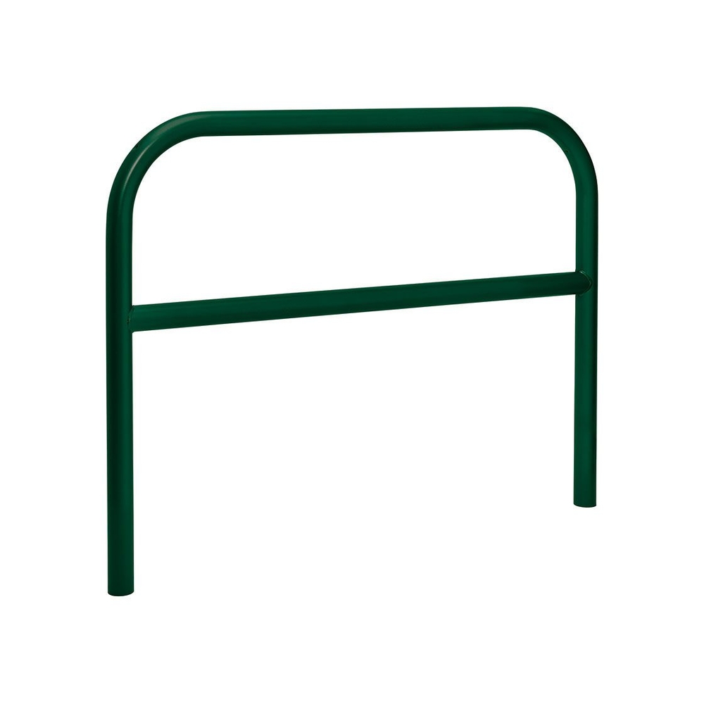 Arceau renforcé Ø60mm RAL6005 - 1500mm - Scellement direct - Peint sur galva - PROCITY - 204257.6005