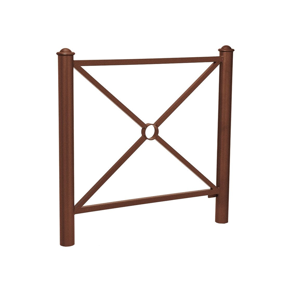 Barrière Province Agora Aspect Corten - 1072 - Simple croix - PROCITY - 206057.S025