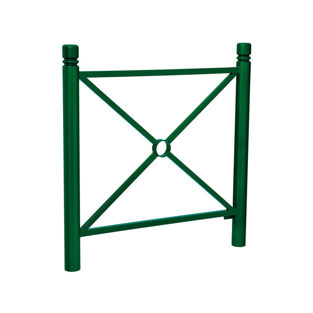Barrière Province City RAL6005 - 1072 - Simple croix - PROCITY - 206061.6005