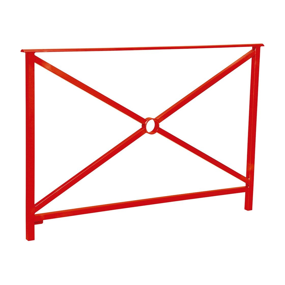 Barrière main courante Héritage RAL3020 - 1500mm - Simple croix - Sans crosse - PROCITY - 206131.3020