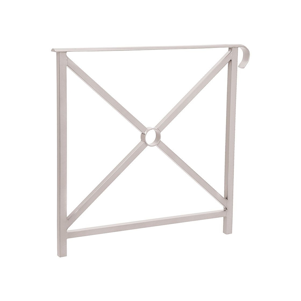 Barrière main courante Héritage RAL7044 - 800mm - Simple croix - Simple crosse - PROCITY - 206140.7044