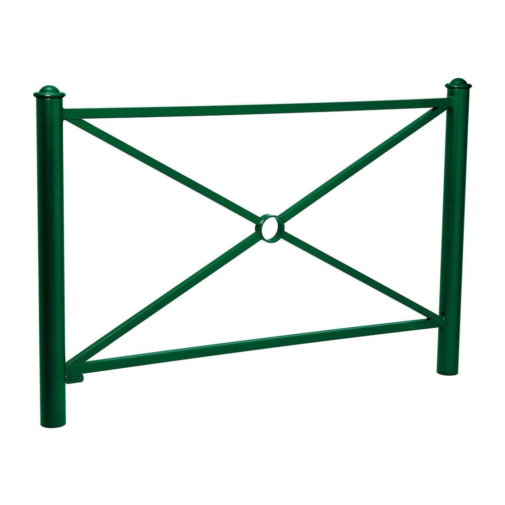 Barrière Province Agora RAL6005 - 1572mm - Simple croix - PROCITY - 206157.6005
