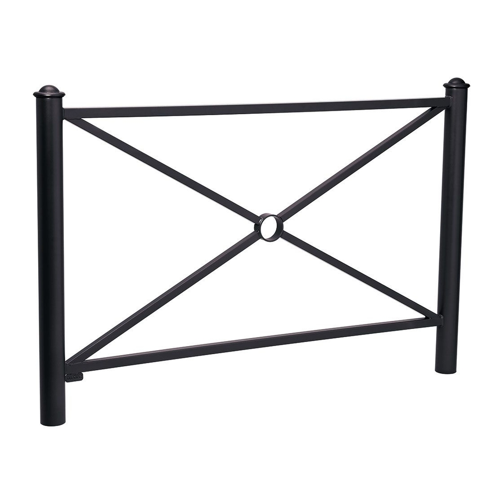 Barrière Province Agora RAL9005 - 1572mm - Simple croix - PROCITY - 206157.9005