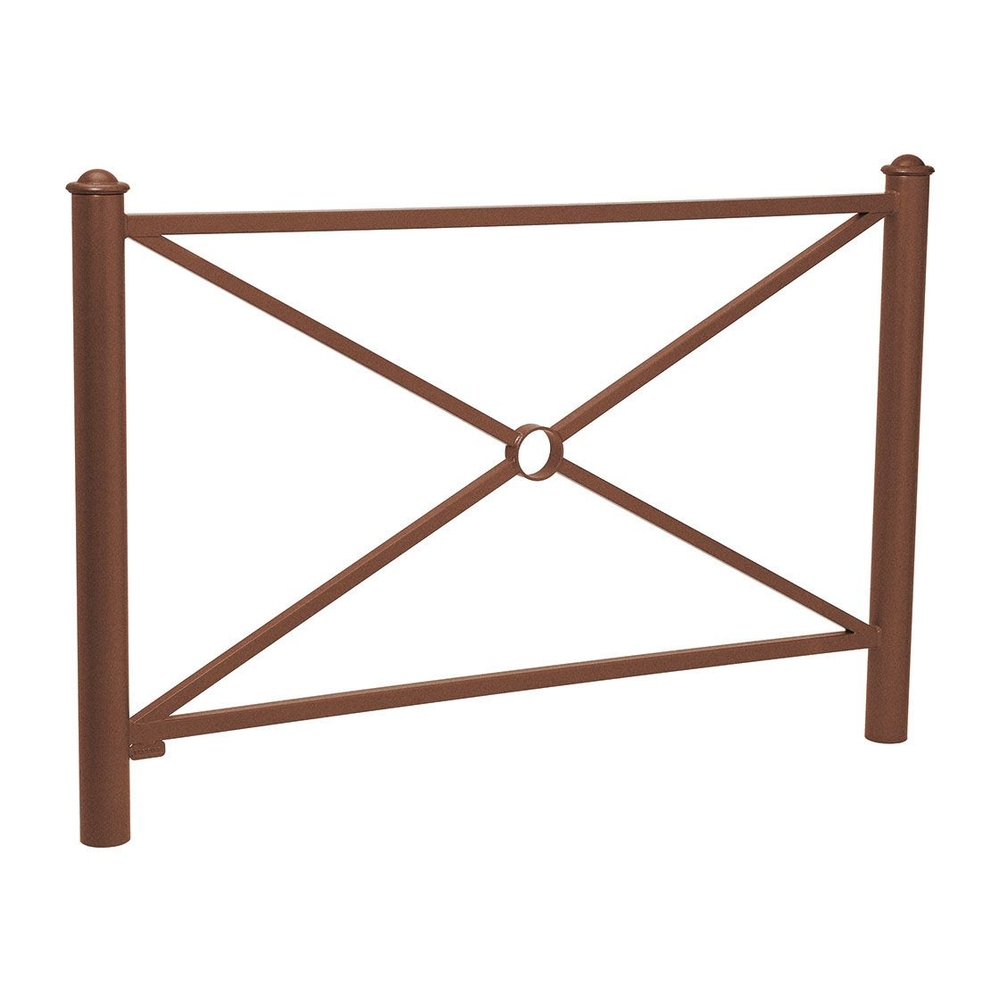 Barrière Province Agora Aspect Corten - 1572mm - Simple croix - PROCITY - 206157.S025