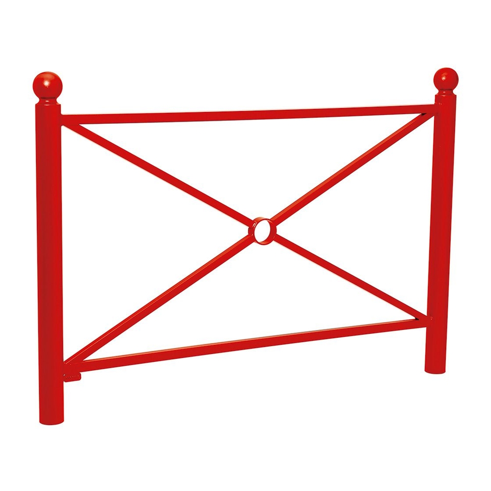 Barrière Province Boule RAL3020 - 1572mm - Simple croix - PROCITY - 206166.3020