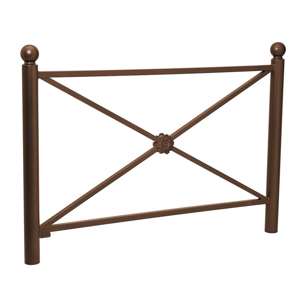 Barrière Province Boule RAL8017 - 1572mm - Rosace - PROCITY - 206168.8017
