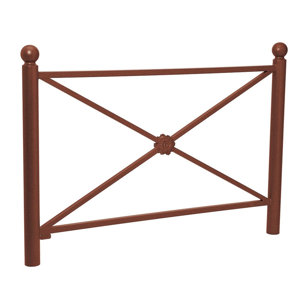 Barrière Province Boule Aspect Corten - 1572mm - Rosace - PROCITY - 206168.S025