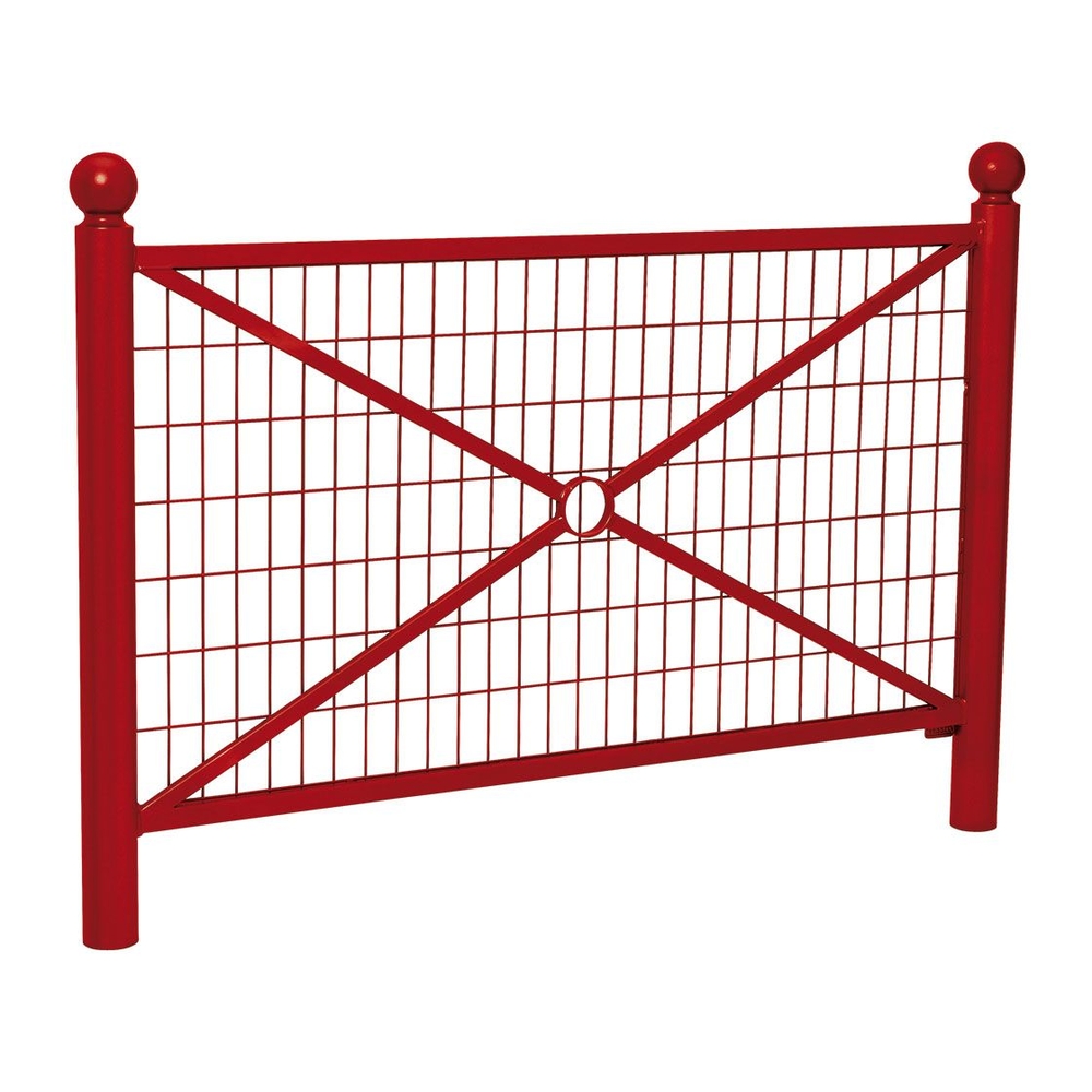 Barrière Province Boule RAL3004 - 1572mm - Grillagée - PROCITY - 206170.3004