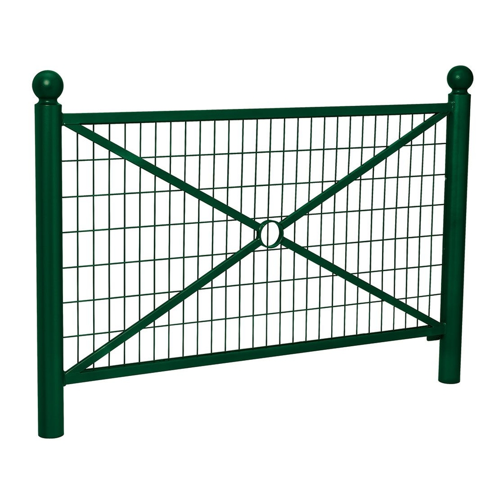 Barrière Province Boule RAL6005 - 1572mm - Grillagée - PROCITY - 206170.6005
