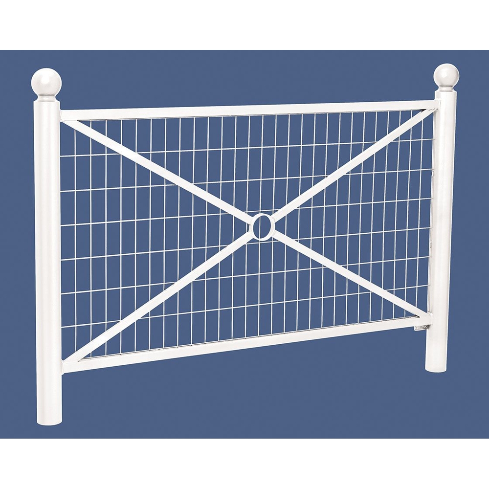 Barrière Province Boule RAL9010 - 1572mm - Grillagée - PROCITY - 206170.9010