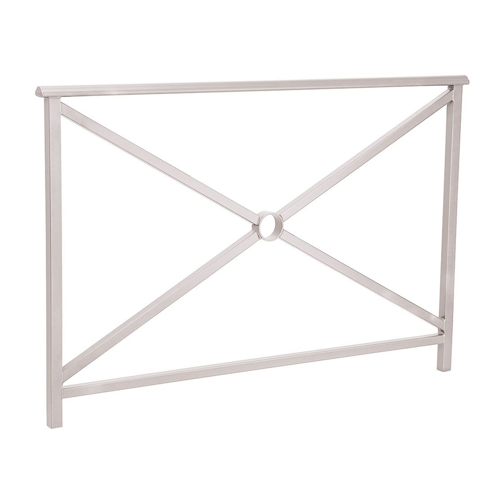 Barrière main courante Lisbonne RAL7044 - 1500mm - Simple croix - PROCITY - 206201.7044