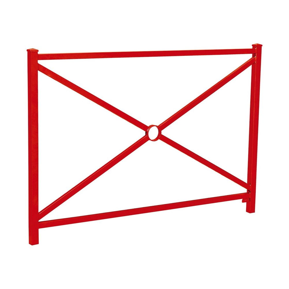 Barrière Orléans RAL3020 - Simple croix - PROCITY - 206216.3020
