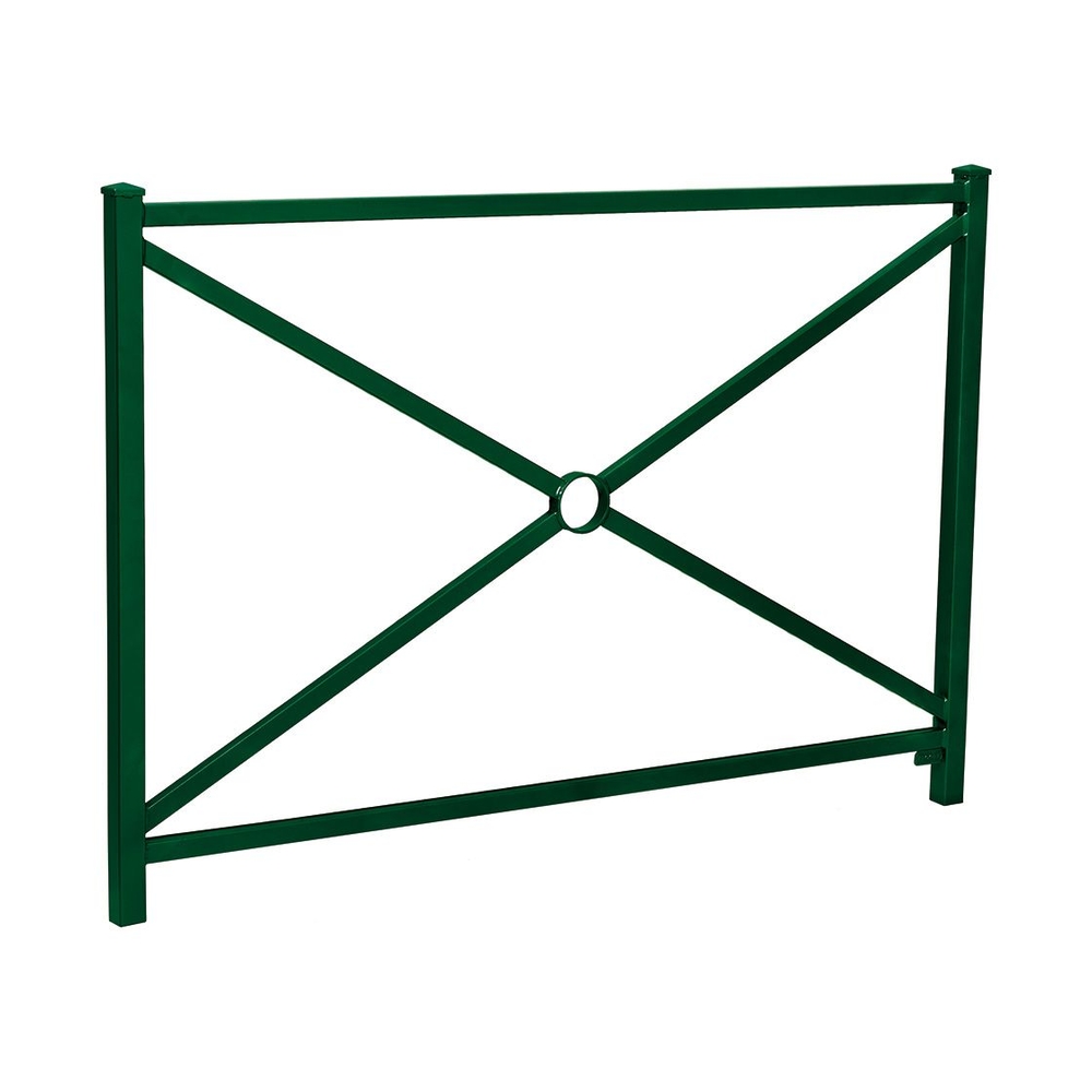 Barrière Orléans RAL6005 - Simple croix - PROCITY - 206216.6005