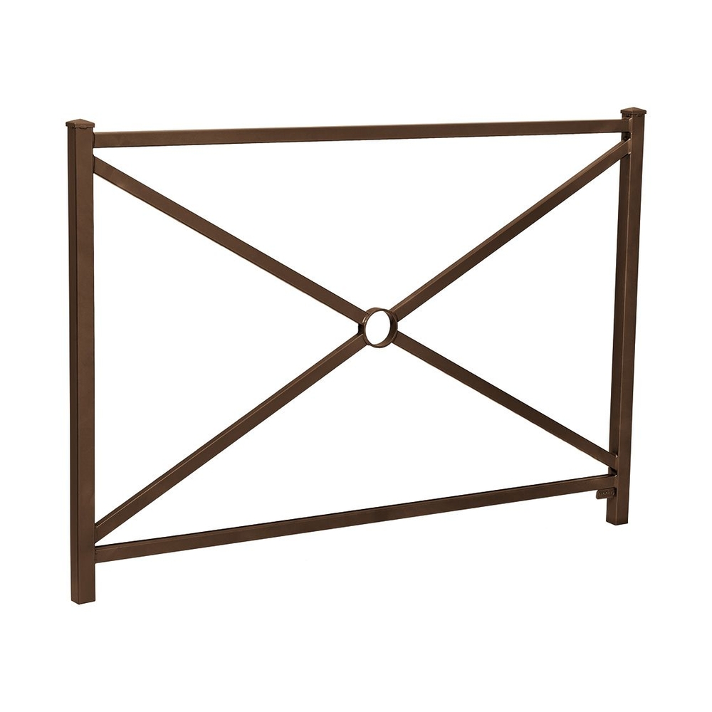 Barrière Orléans RAL8017 - Simple croix - PROCITY - 206216.8017