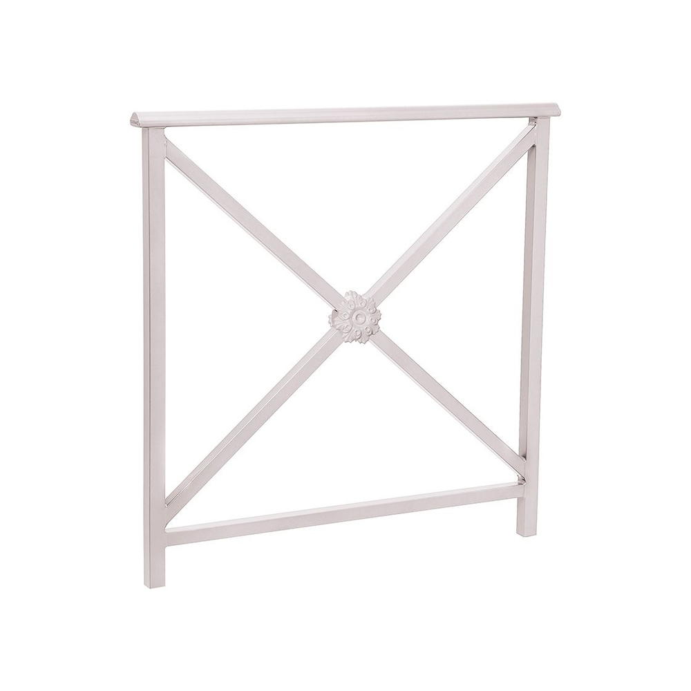 Barrière main courante Lisbonne RAL7044 - 1000mm - Rosace - PROCITY - 206232.7044