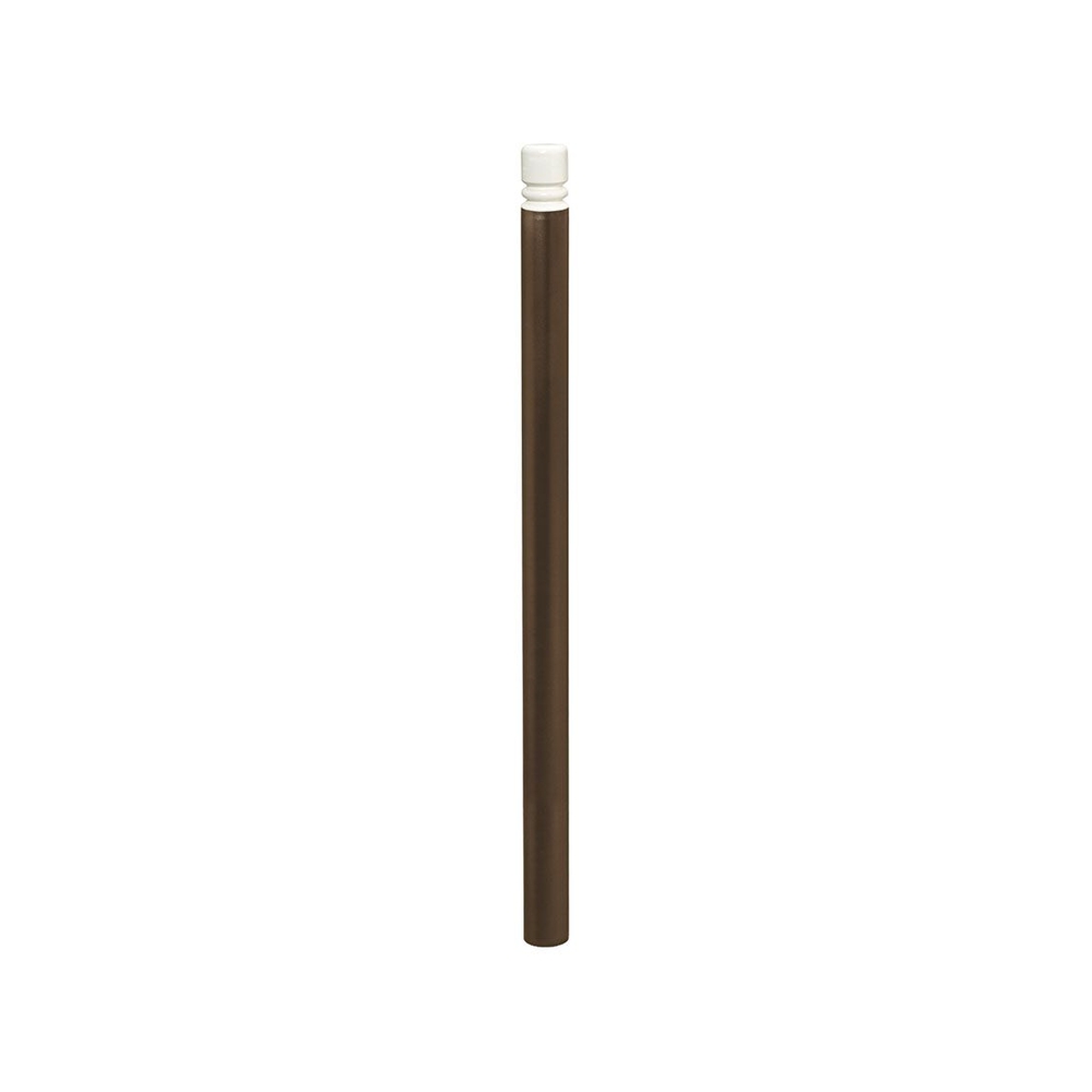 Potelet City haute visibilité RAL8017 - RAL9010 Ø76mm - PROCITY - 206327.8017.9010