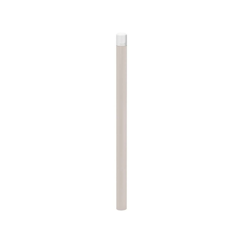 Potelet Carrefour haute visibilité RAL7044 - RAL9010 Ø76mm - PROCITY - 206479.7044.9010