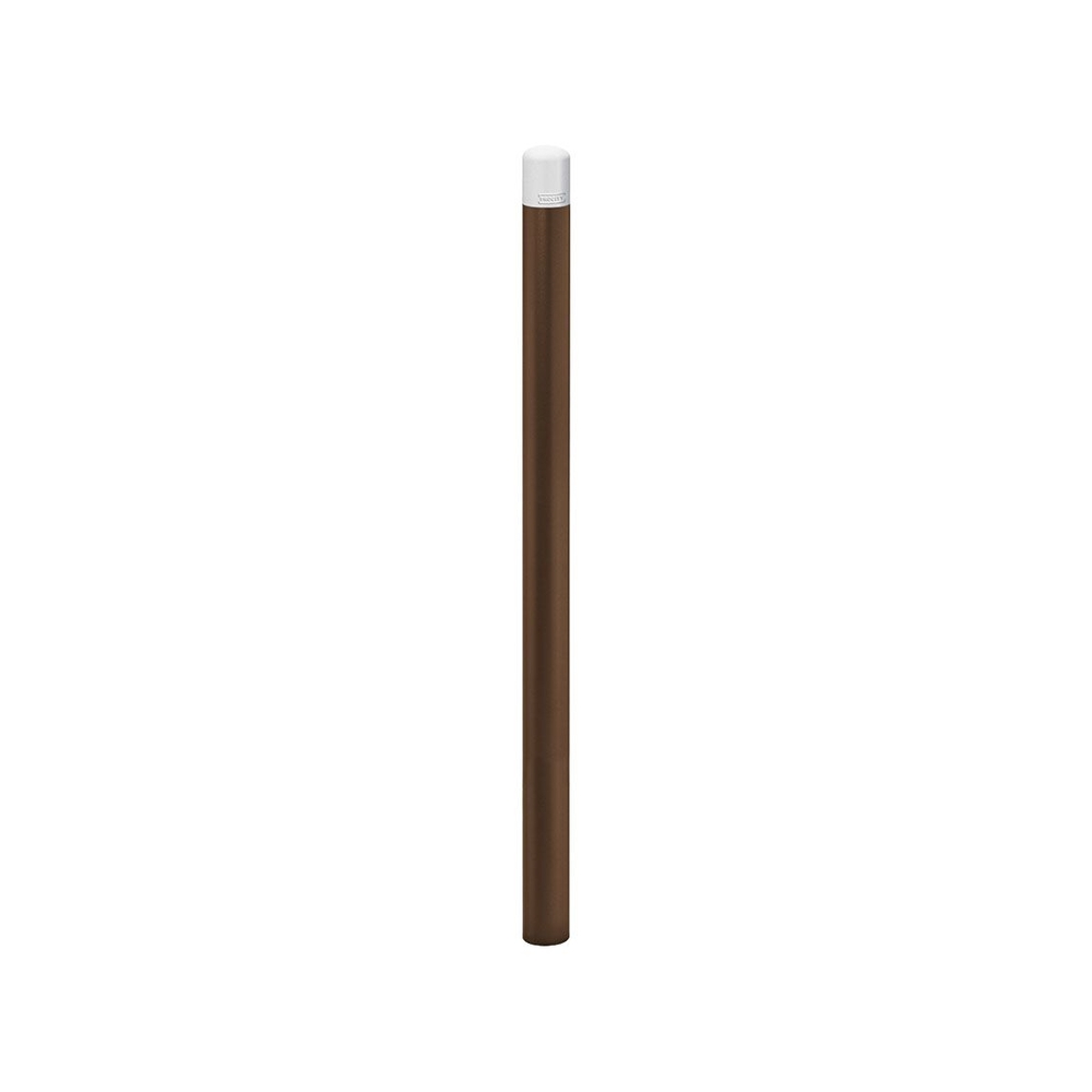 Potelet Carrefour haute visibilité RAL8017 - RAL9010 Ø76mm - PROCITY - 206479.8017.9010