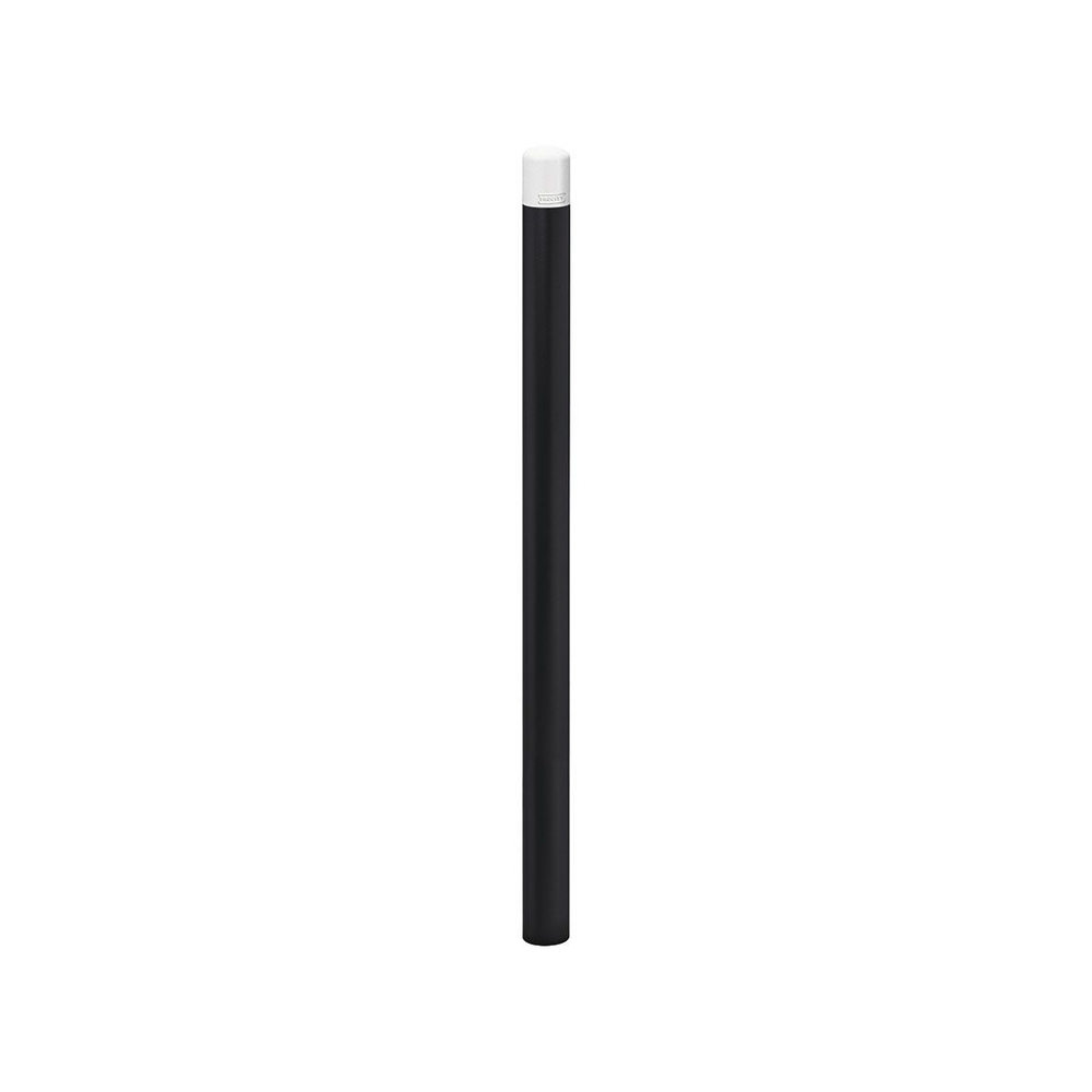 Potelet Carrefour haute visibilité RAL9005 - RAL9010 Ø76mm - PROCITY - 206479.9005.9010