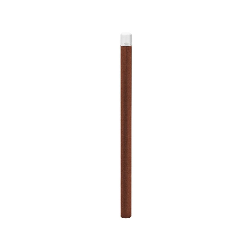 Potelet Carrefour haute visibilité Aspect Corten - RAL9010 Ø76mm - PROCITY - 206479.S025.9010
