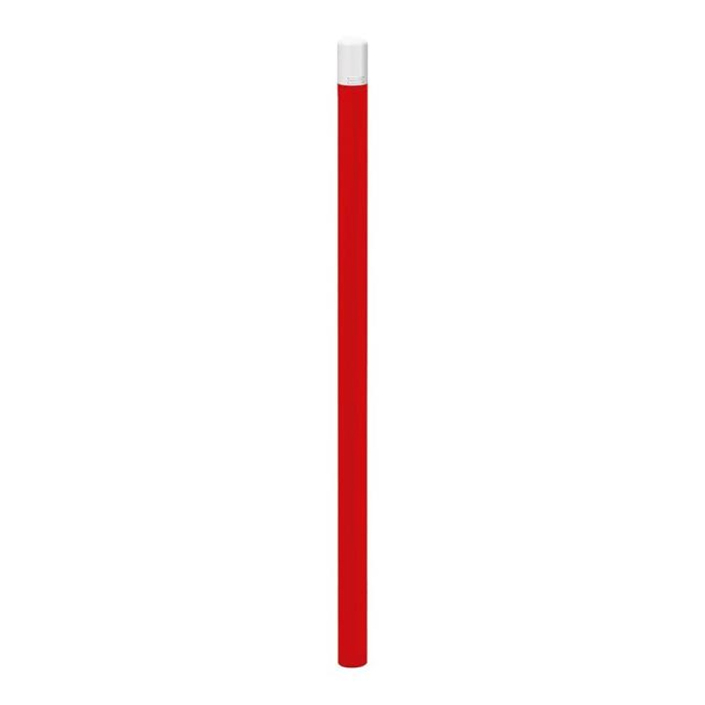 Potelet Carrefour haute visibilité RAL3020 - RAL9010 Ø60mm - PROCITY - 206482.3020.9010