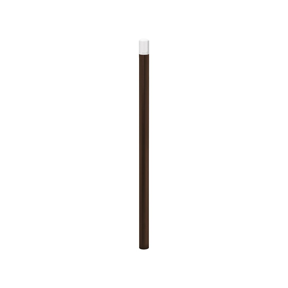 Potelet Carrefour haute visibilité RAL8017 - RAL9010 Ø60mm - PROCITY - 206482.8017.9010