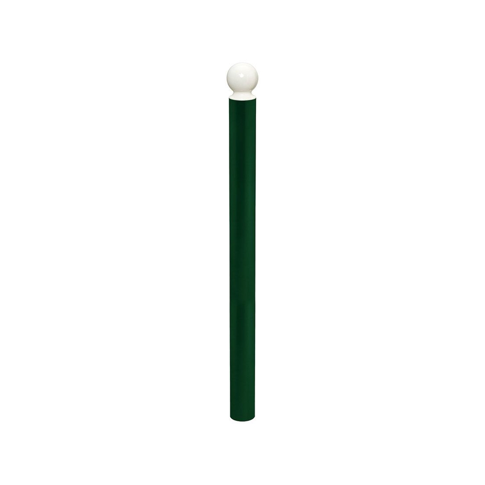 Potelet Boule haute visibilité RAL6005 - RAL9010 Ø114mm - PROCITY - 206487.6005.9010