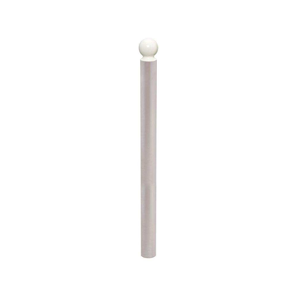 Potelet Boule haute visibilité RAL7044 - RAL9010 Ø114mm - PROCITY - 206487.7044.9010