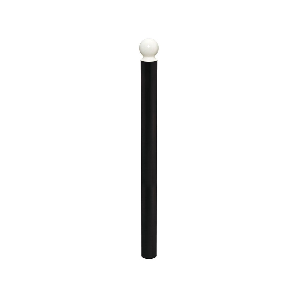 Potelet Boule haute visibilité RAL9005 - RAL9010 Ø114mm - PROCITY - 206487.9005.9010