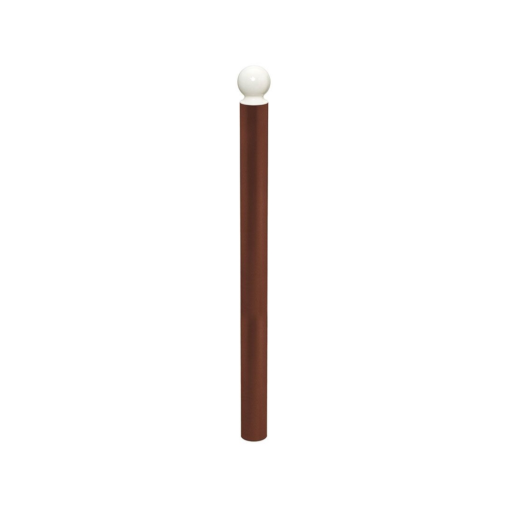 Potelet Boule haute visibilité Aspect Corten - RAL9010 Ø114mm - PROCITY - 206487.S025.9010