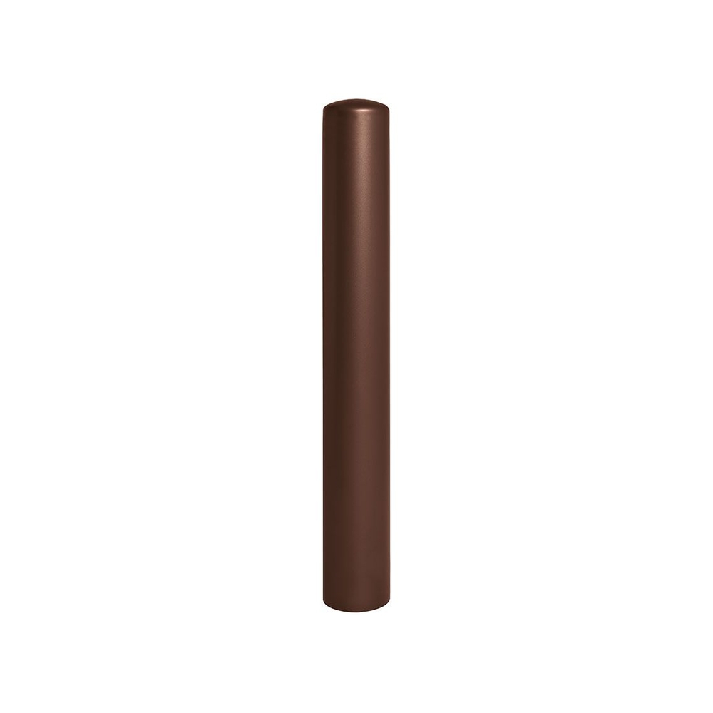 Borne anti-bélier RAL8017 - Pommeau couvercle - Peint sur zinc Ø160mm - PROCITY - 206516.8017