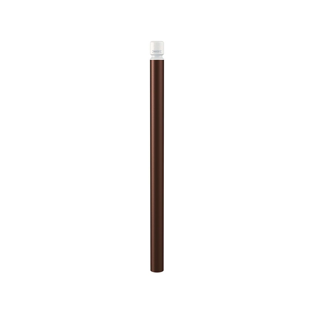 Potelet Agglo haute visibilité RAL8017 Ø76mm - PROCITY - 206732.8017.9010