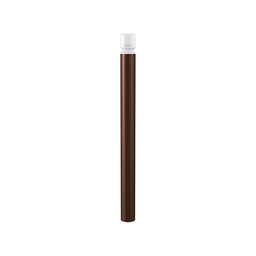 Potelet Agglo haute visibilité RAL8017 Ø102mm - PROCITY - 206735.8017.9010