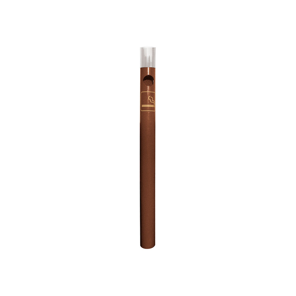 Potelet - Cendrier Inox brossé Aspect Corten - PROCITY - 206773.S025
