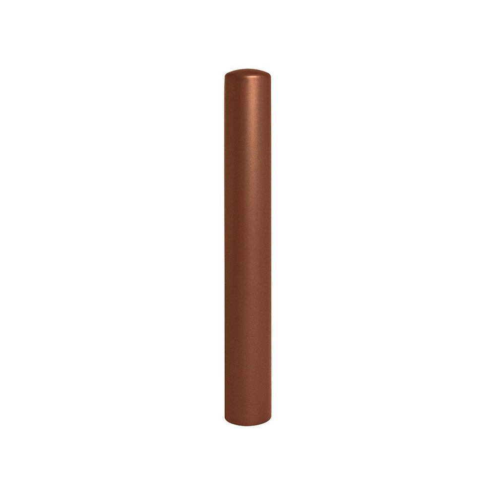 Borne anti-bélier Aspect Corten - Pommeau couvercle - Peint sur galva Ø160mm - PROCITY - 206790.S025