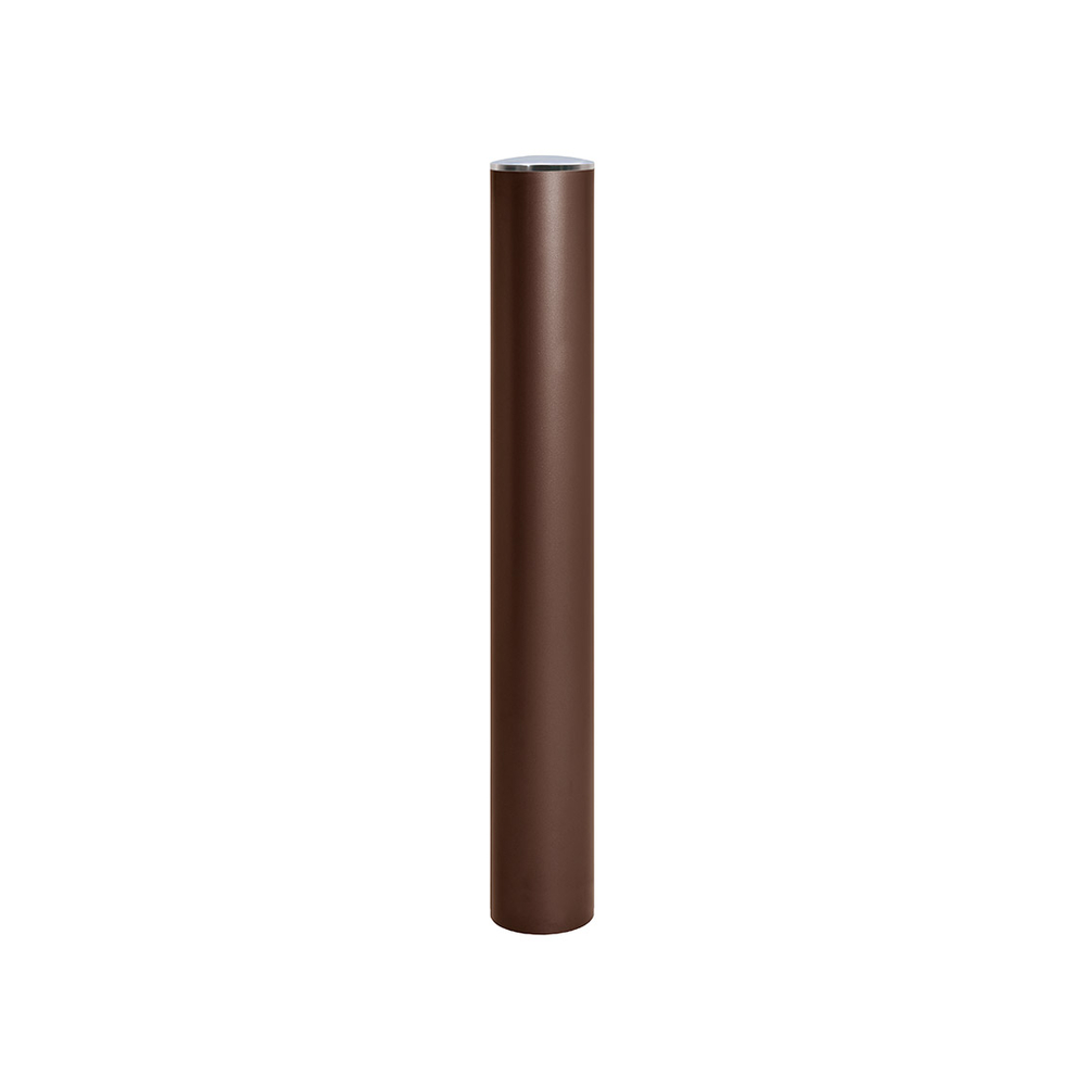 Borne anti-bélier RAL8017 - Pommeau couvercle Inox brossé - Peint sur galva Ø160mm - PROCITY - 206791.8017