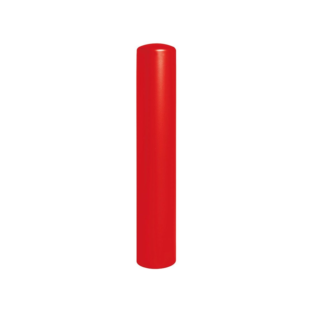 Borne anti-bélier RAL3020 - Pommeau couvercle - Peint sur galva Ø220mm - PROCITY - 206792.3020