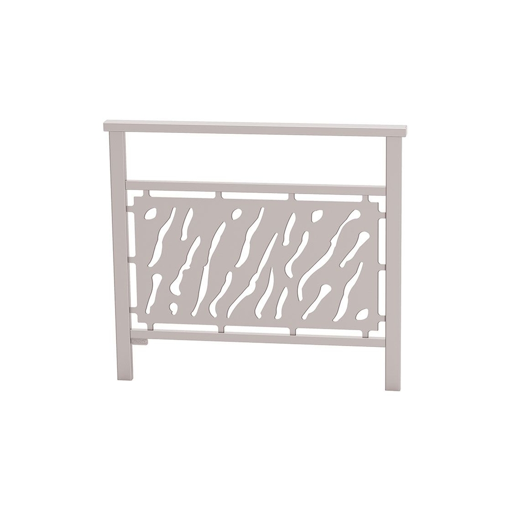 Barrière main courante Venise RAL7044 - 1000mm - Tôle découpée - PROCITY - 206820.7044