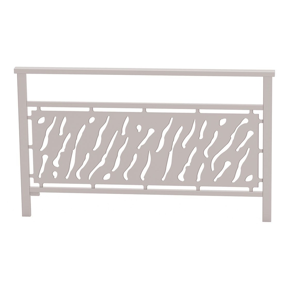 Barrière main courante Venise RAL7044 - 1500mm - Tôle découpée - PROCITY - 206821.7044